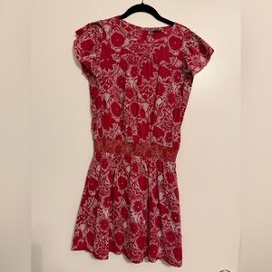 Lilla P Smocked Waist Floral Mini Dress